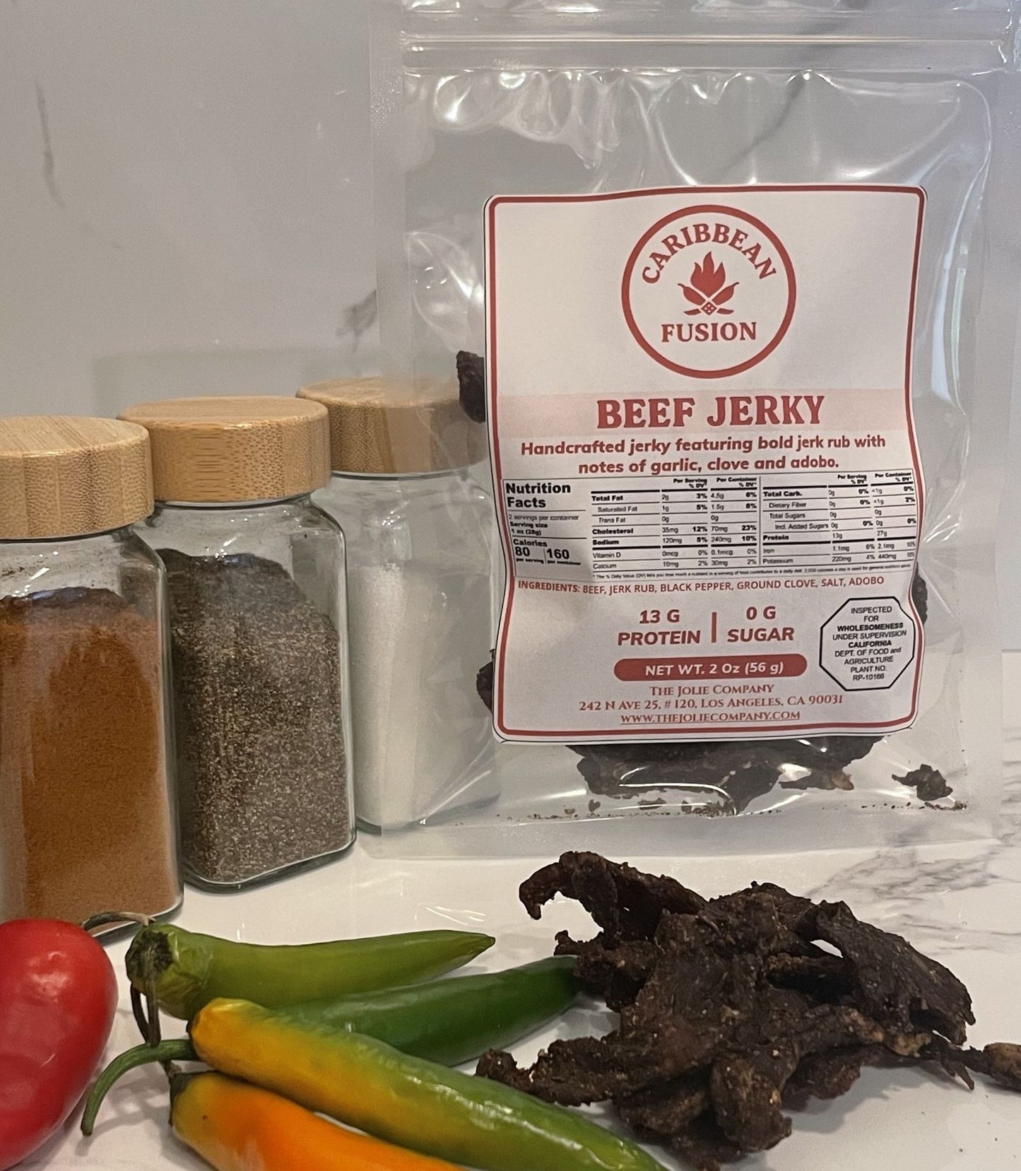 Caribbean Fusion Beef Jerky